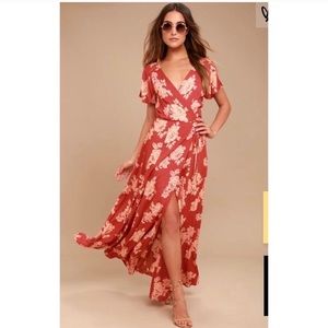 Lulu’s floral maxi dress